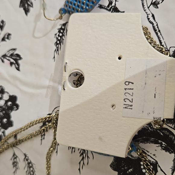 Elegant Blue Jewelry Set slp26 - Picture 5 of 5